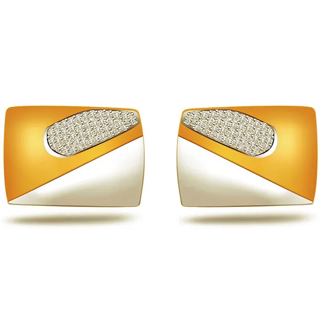 Corporate Chic - 0.45ct VS Clarity Diamond Cufflinks (CF1)