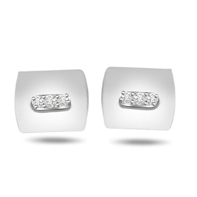 0.18ct Diamond Cufflinks