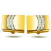 0.50ct VS Diamond Gold Cufflinks