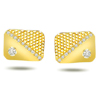 0.20ct VS Clarity Diamond Gold Cufflinks