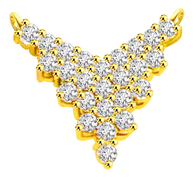 1.25 cts Brilliant Diamond Necklace Pendant (DN94)