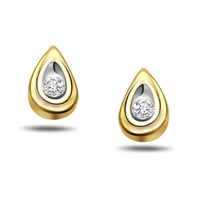 Drop of Love Real Diamond Earrings (ER101)