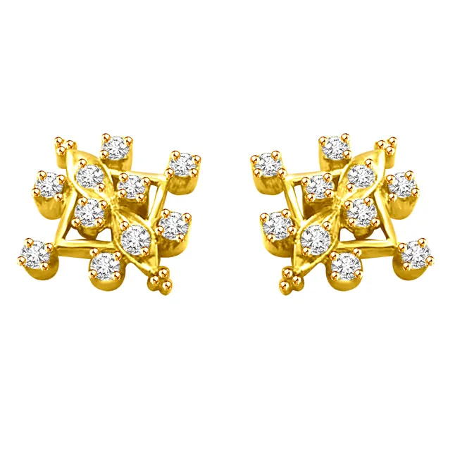Sparkling Diamond Designer Earrings (ER16)