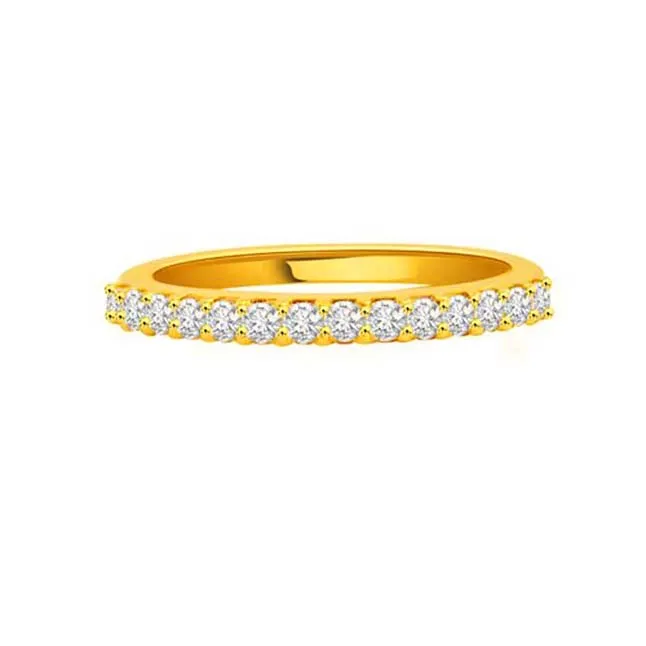 She's Perfect Real Diamond Ring in 18kt Yellow Gold (SDR110)