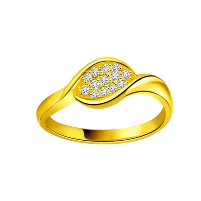 0.26cts Real Diamond 18kt Yellow Gold Ring (SDR1195)
