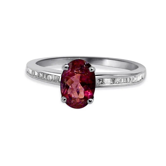 Let The Passion Speak - Real Gemstone & Diamond Ring (SDR134)