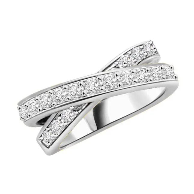 Real Diamond Eternity Ring in 14kt White Gold (SDR1686)