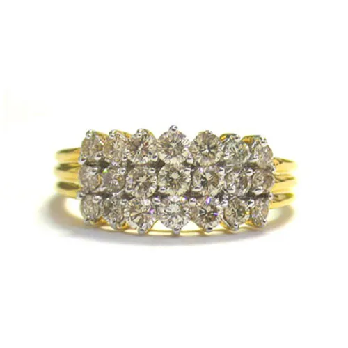 The Inseparable Trendy 1.29cts Real Diamond Ring (SDR269)