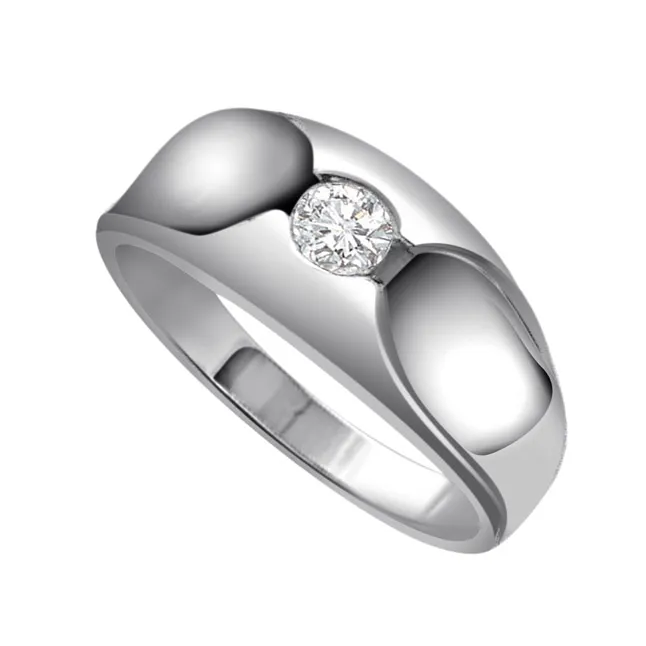 Real Diamond Solitaire Gold Ring (SDR484)