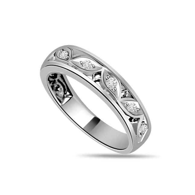 Trendy Real Diamond 14kt Ring Set Gold (SDR524)