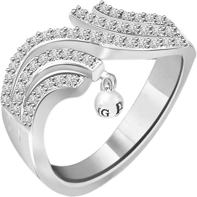 0.25cts White Gold 14KT Real Diamond Ring (SDR1672)