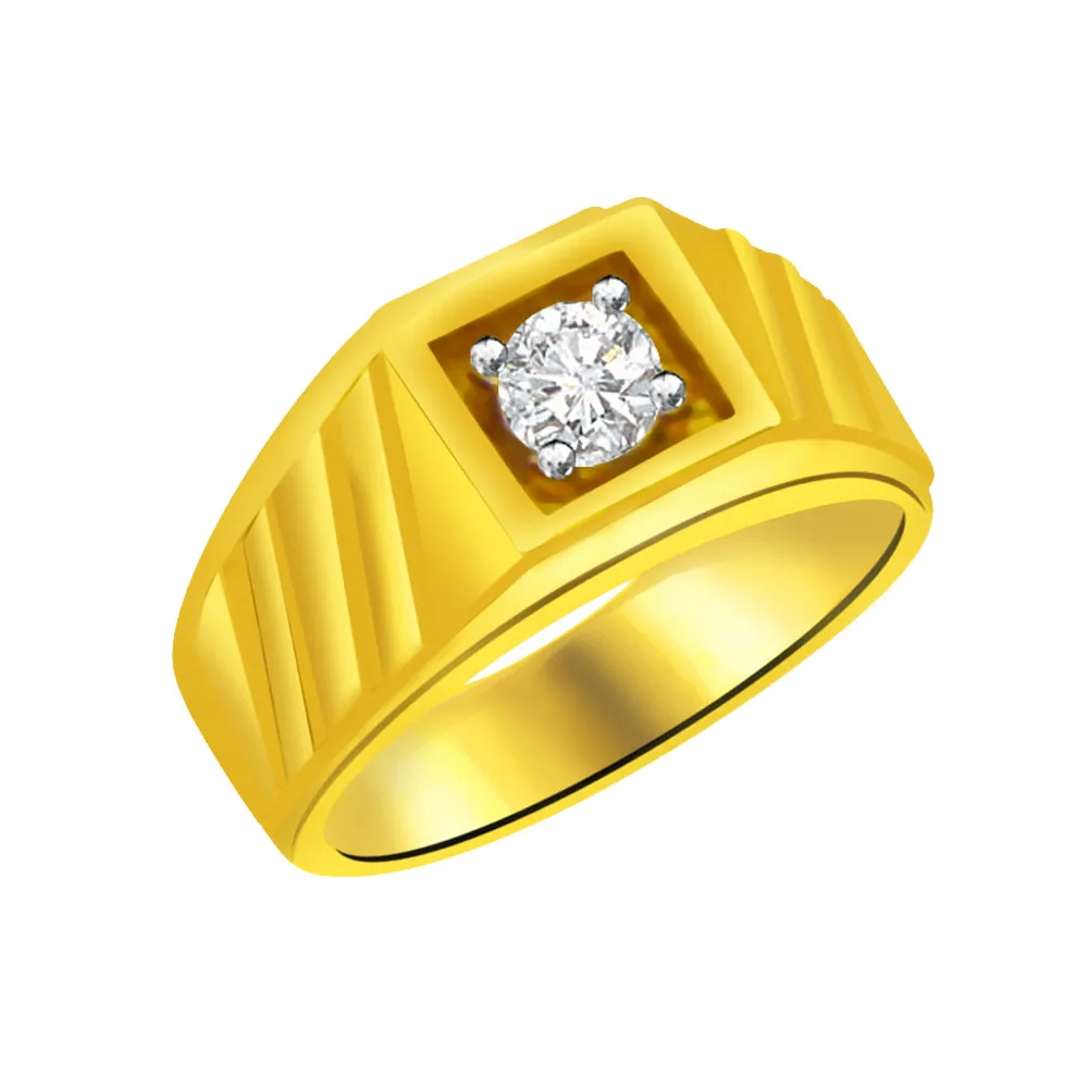 Solitaire Real Diamond Men's Ring (SDR882)