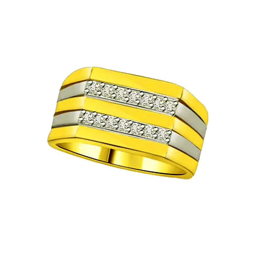 Shimmer Real Diamond Gold Ring (SDR890)