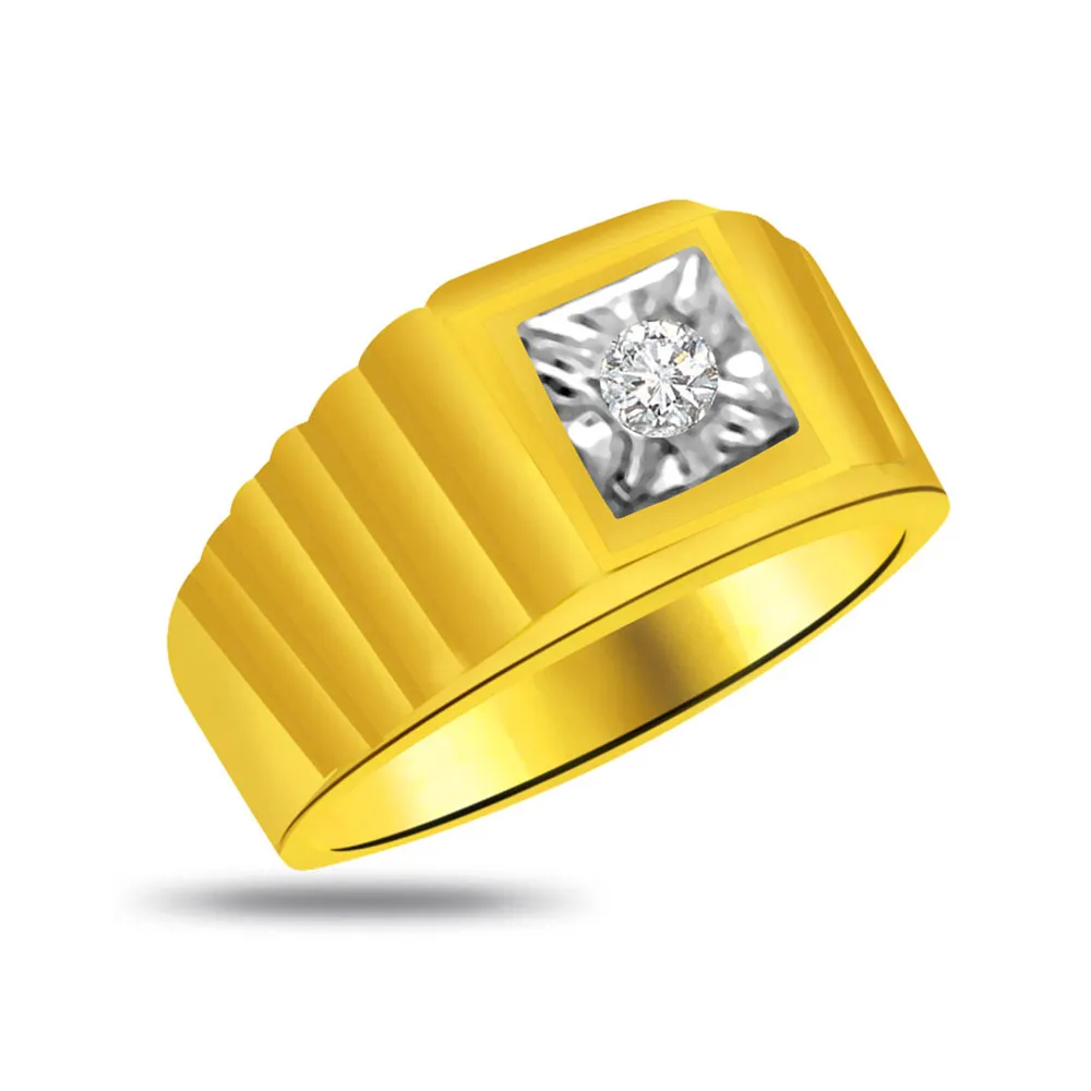 Solitaire Real Diamond Gold Ring (SDR924)