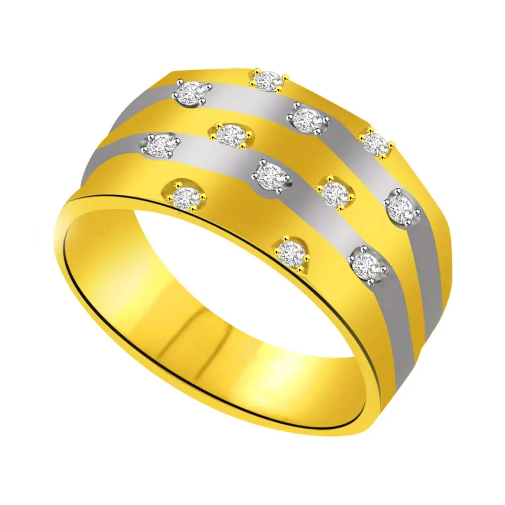 Classic Real Diamond Gold Ring (SDR941)