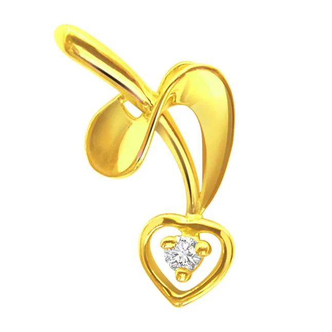 Heartbeat Spark: Madly In Love Diamond Pendant (P1392)