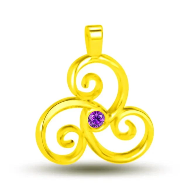 Lavender Luxe: Enchanted Amethyst Flower Pendant (P1403)