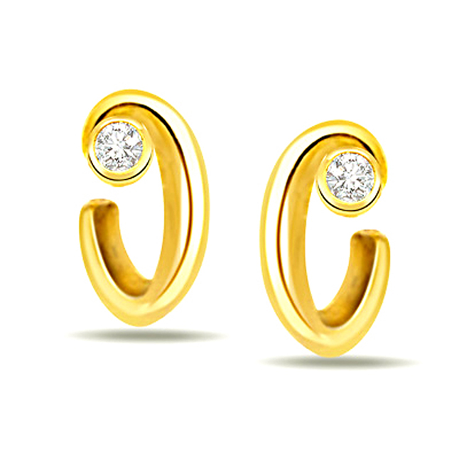 Solitaire Earrings Buy Diamond Stud Earrings Online Best Price
