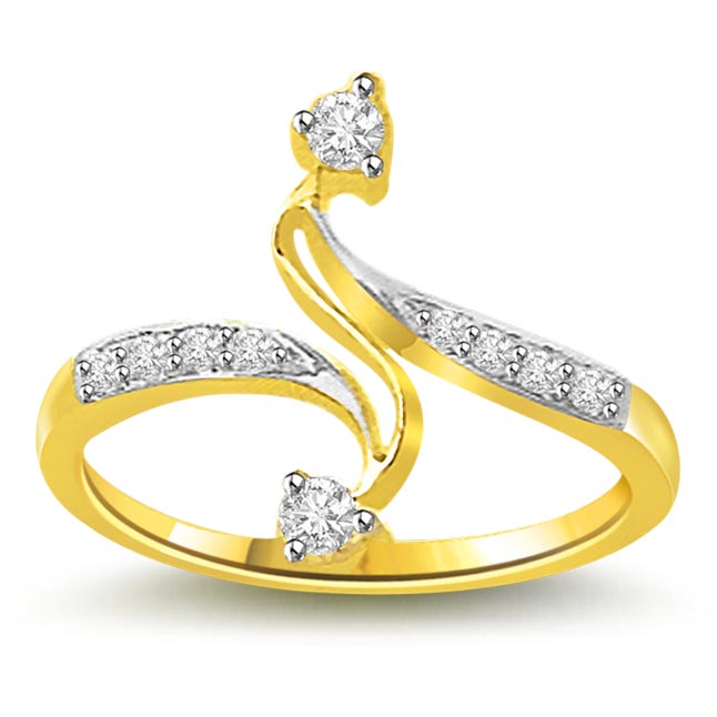 0.15 cts Diamond Designer 18KT rings