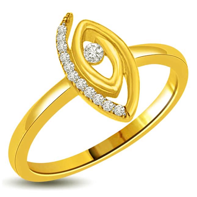 0.16ct Gold & Diamond Designor rings for Ladylove 