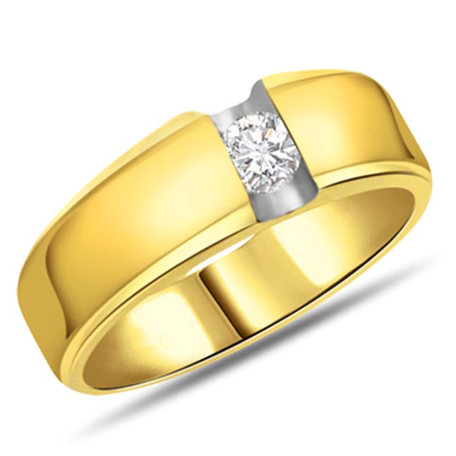 0.20 ct Diamond Men's Solitaire rings SDR358