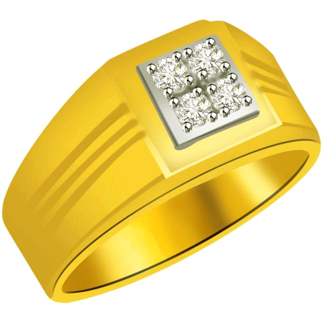 0.20 cts Diamond Designer Men's rings