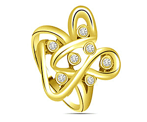 0.21 cts Diamond Designer rings 