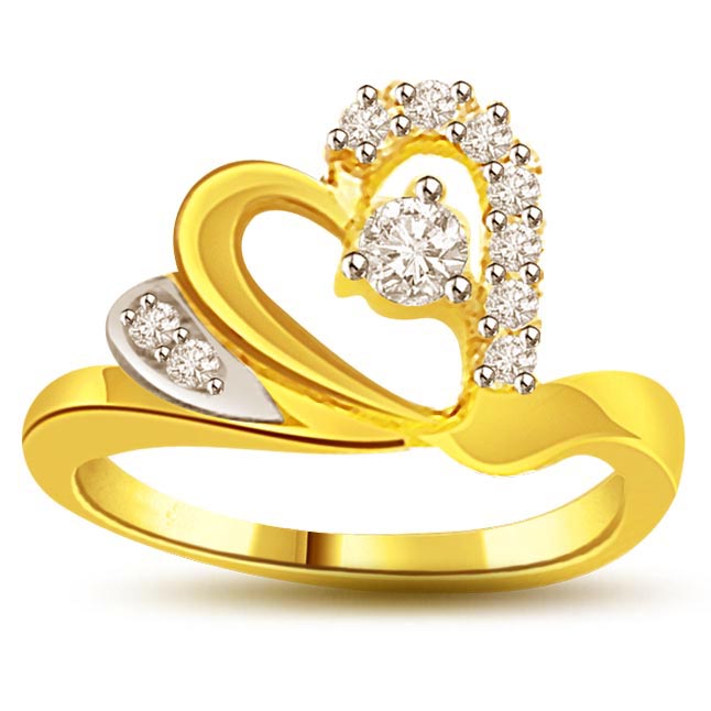 Heart Shape Diamond Rings Buy Heart Shaped Ring online in India