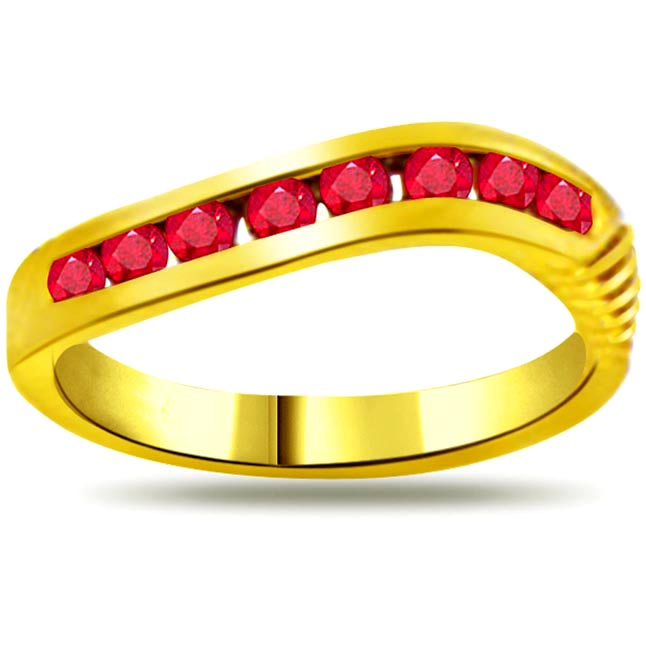 0.25ct Ruby 18kt Gold rings SDR967