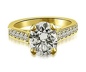 0.54TCW I/VS1 GIA Certified Sol Diamond Engagement Ring (0.54IVS1-S50)