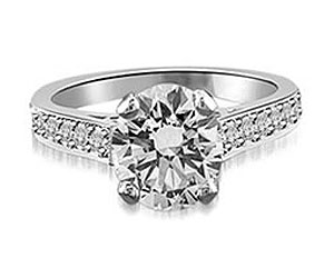 0.64TCW J/SI2 GIA Certified Sol Diamond Engagement Ring (0.64JSI2-S50W)