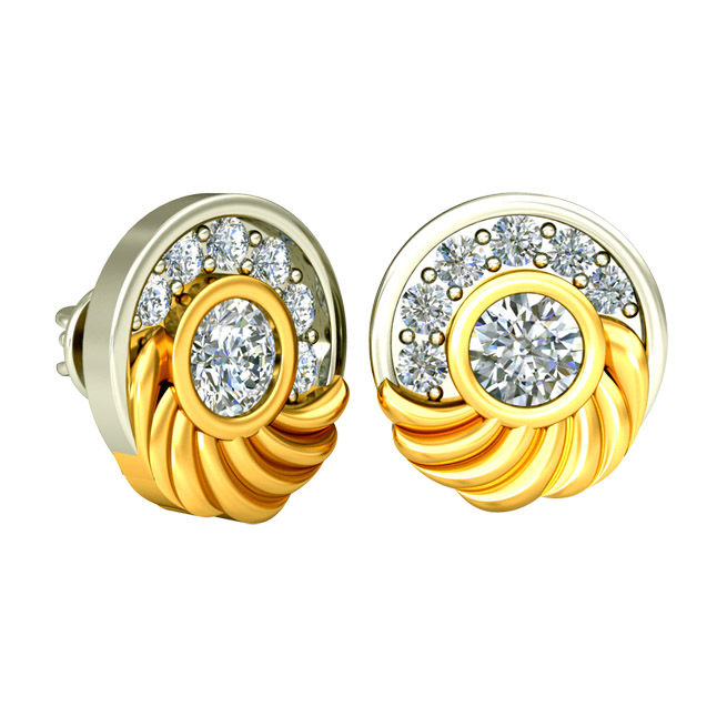 0.80 cts Diamond Kudajodi Earrings -Kudajodi