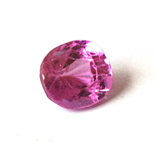 0.42cts Real Natural Oval AAA Faceted Red Ruby Gemstone for Astrological Purpose (0.42cts Oval Ruby)