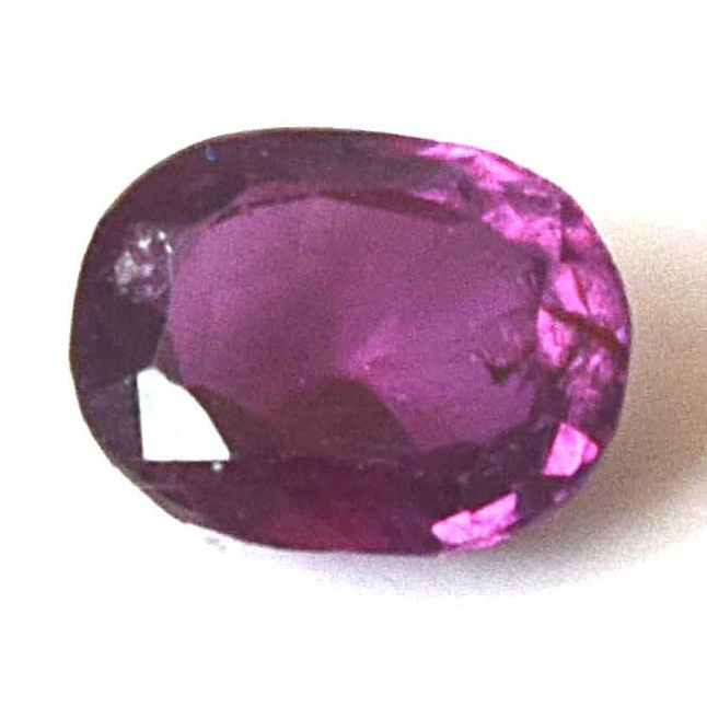 1.02cts Real Natural AAA Faceted Oval Dark Red Ruby Gemstone for Astrological Purpose (1.02cts Oval Ruby)