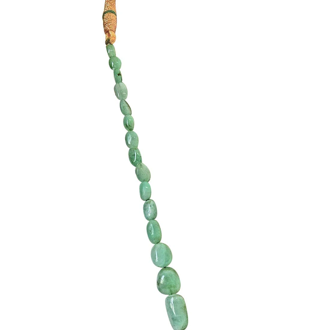 109.56cts Single Line Big Real Natural Light Green Oval Emerald Necklace for Women (109.56cts EMR Neck)