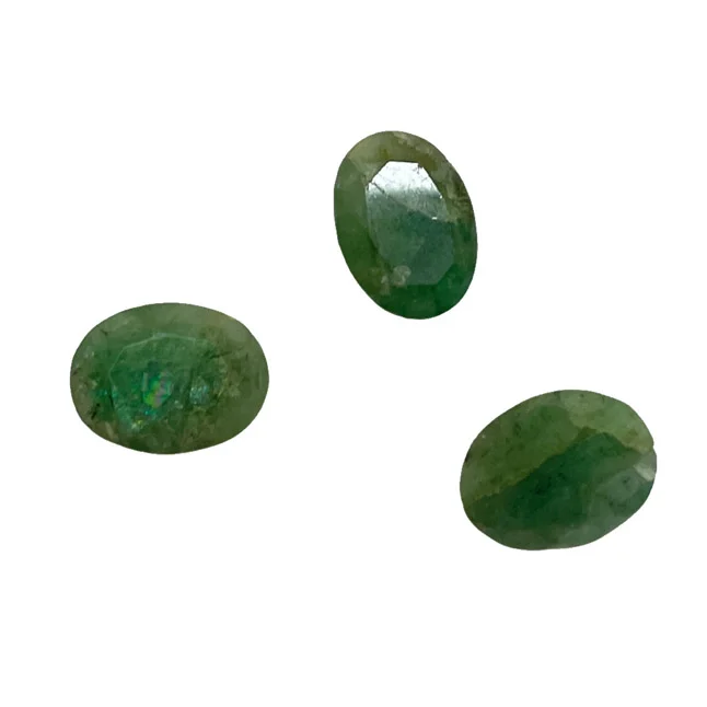 11.95cts Faceted Oval Emerald – A Gemstone of Power, Wisdom & Fortune (11.95cts Emerald)