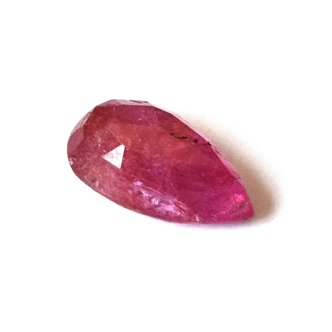 1.17cts Real Natural AA Grade Faceted Pear Shape Red Ruby Gemstone for Astrological Purpose (1.17cts Pear Ruby)