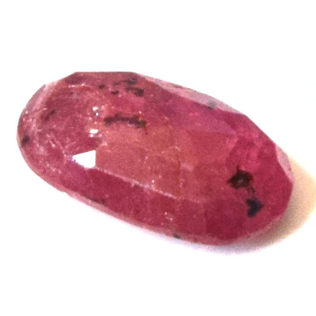 1.41cts Real Natural Oval Red Faceted Ruby Gemstone for Astrological Purpose (1.41cts Oval Ruby)