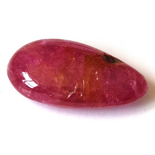 1/2.99cts Real Natural Pear Shape Red Ruby Gemstone for Astrological Purpose (2.99cts Cab Ruby)