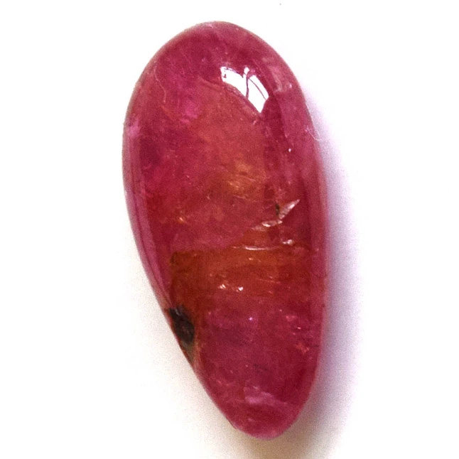 1/2.99cts Real Natural Pear Shape Red Ruby Gemstone for Astrological Purpose (2.99cts Cab Ruby)