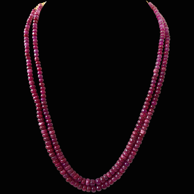 Details about   Genuine 180.00 Cts Earth Mined Single Strand Red Ruby Beads Necklace JK 27E271