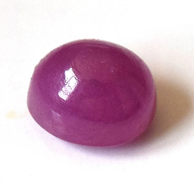 1/4.45cts Real Natural Oval Cabochan Dark Pink Ruby Gemstone for Astrological Purpose (4.45cts Cab Ruby)
