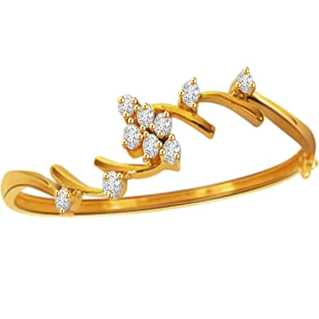 Finess Forever Real Diamond 18K Gold Bracelet (BG10)