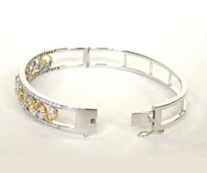 Sparkling Stars Together 1.16ct Diamond Studded Bracelet (BG9)