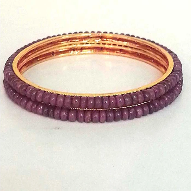 Ruby Beads Bangles (BGP14)