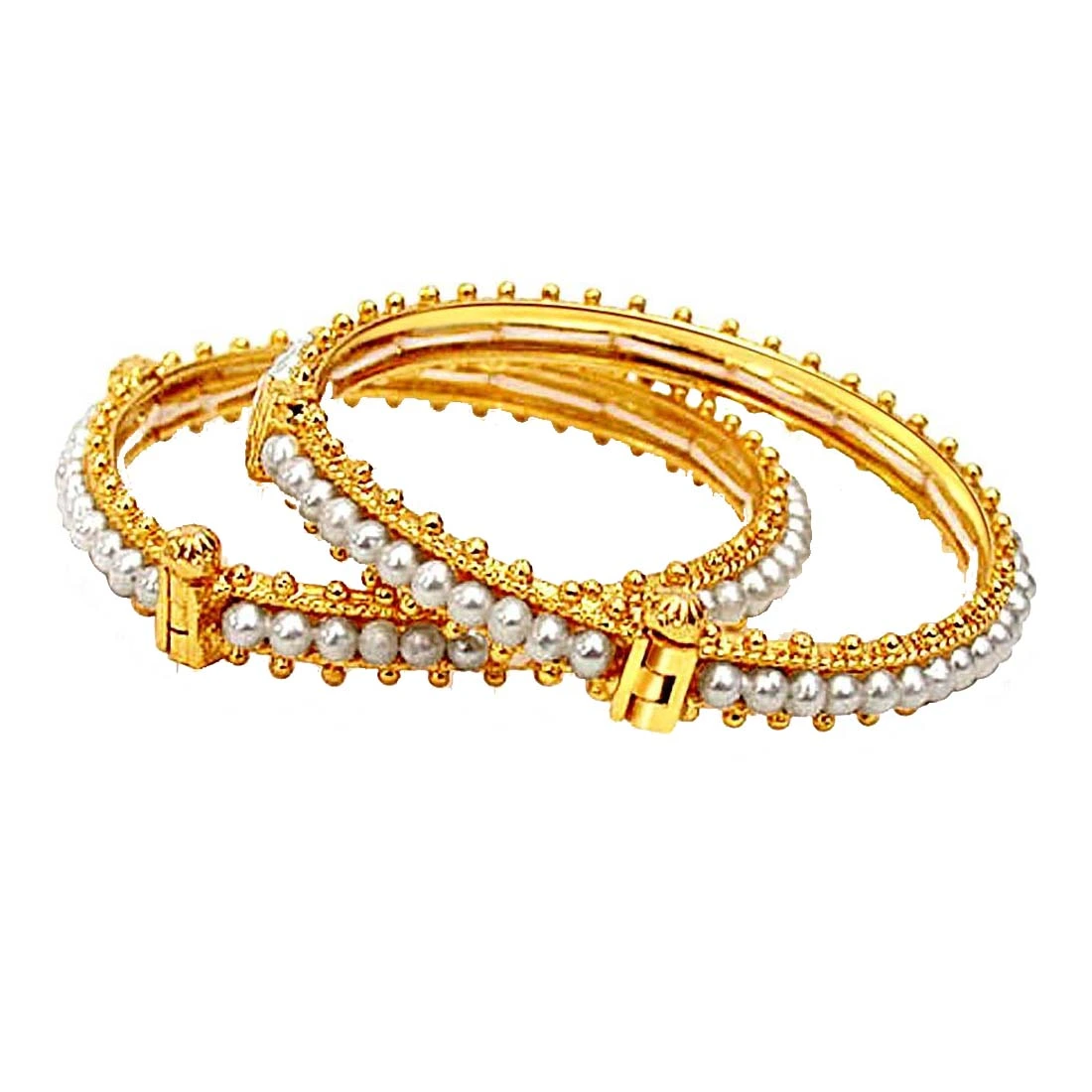 Mens Screw Link Bracelet in 10K TwoTone Gold  85  Zales