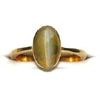 Fortune In Your Fingers - 1.00ct Cats Eye Stone Ring in 18k Gold (CER1)