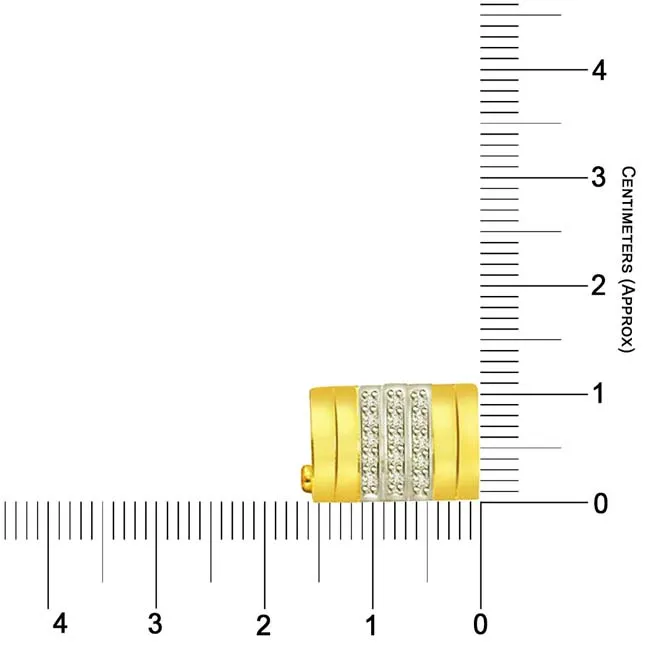 Reason For Living - 0.31ct VS Clarity Diamond Gold Cufflinks (CF6)