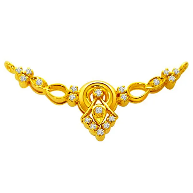 Dazzling Damsel Diamond Pendant (DN14)