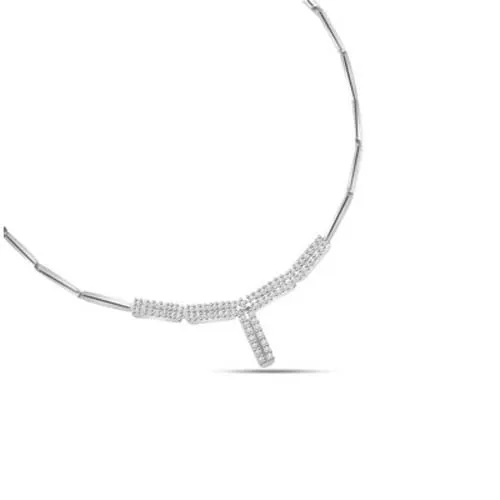 Spring Desire 0.75 cts White Gold Diamond Necklace (DN150)